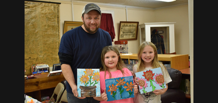 New Berlin Library Corner: Sunflower Children’s Art Class